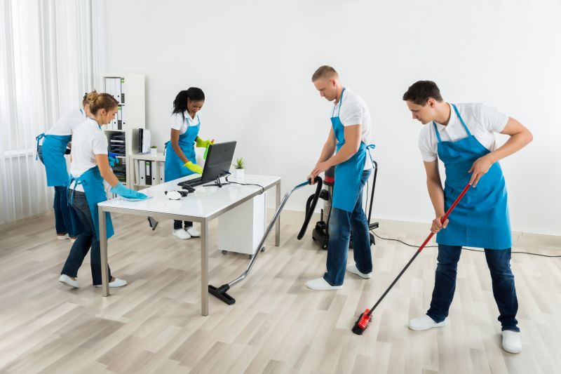 Commercial Cleaning Team in Action