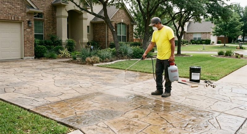 Sidewalk Concrete Sealing in Kansas City, KS